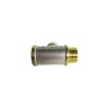 Тройник  1/2"х1/4"х1/2" г-г-ш  под манометр, термометр с заглушкой  PF